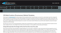 Desktop Screenshot of csswebcreations.com