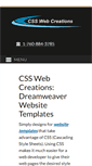 Mobile Screenshot of csswebcreations.com